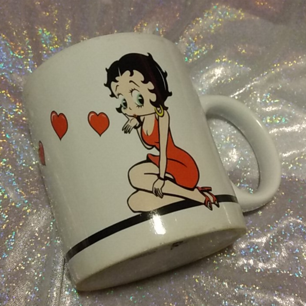 2003 Betty Boop White Ceramic Mug